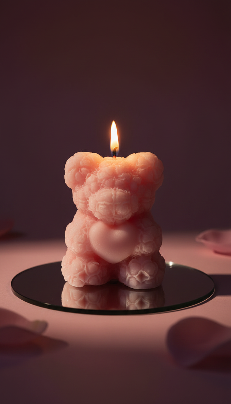 Câlin d'ours enflammé