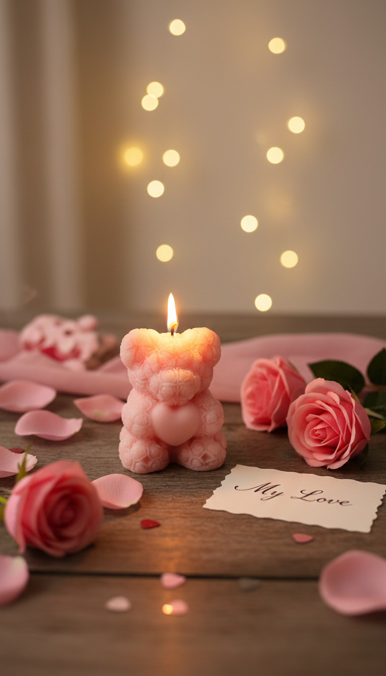 Câlin d'ours enflammé