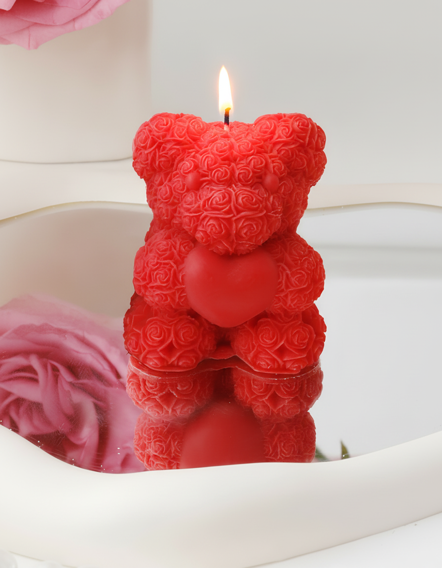 Câlin d'ours enflammé