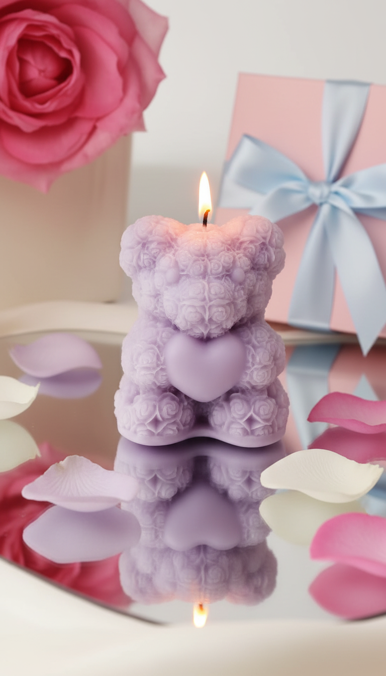 Câlin d'ours enflammé