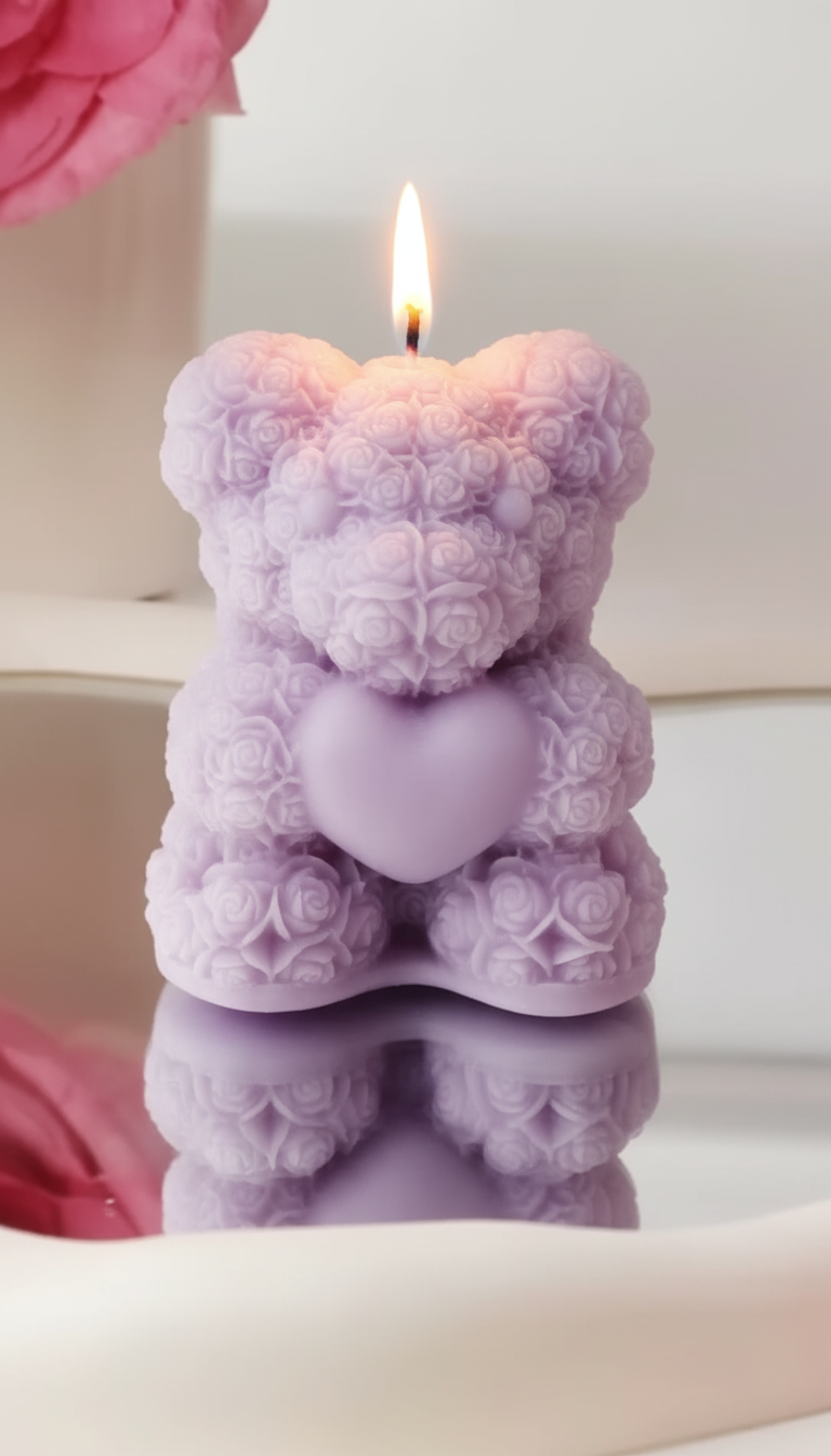 Câlin d'ours enflammé