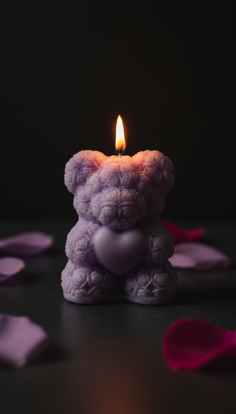 Câlin d'ours enflammé